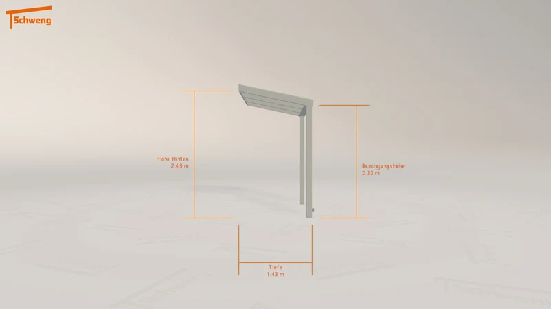 #DE Schweng Terrassenüberdachung S350 (ID mj32d9)