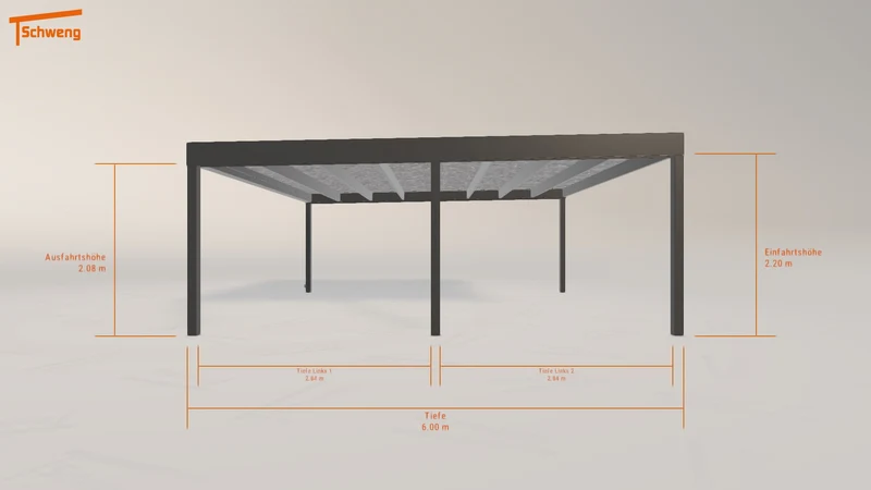 #DE Schweng Flachdachcarport C600 (ID 9wdv74) #MTG