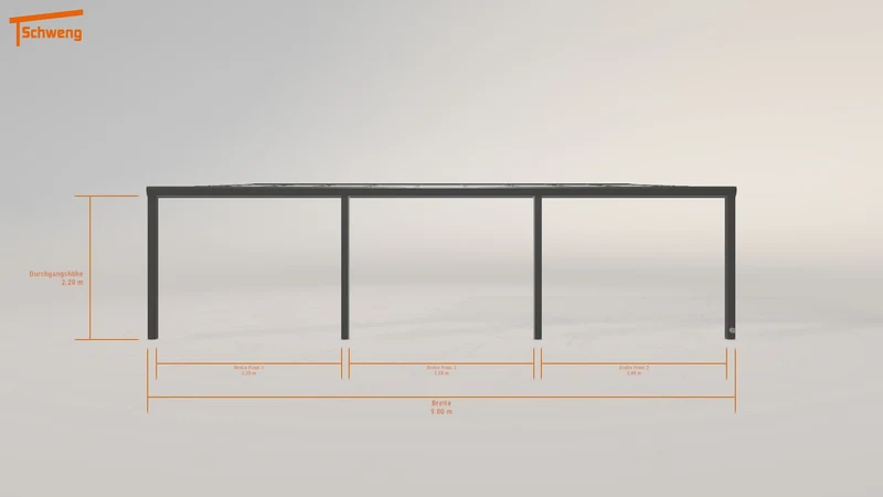 #DE Schweng Pultdachcarport S400 (ID k235jb)
