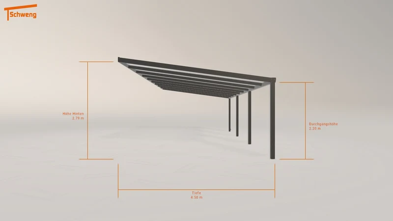 #DE Schweng Pultdachcarport S400 (ID k235jb)