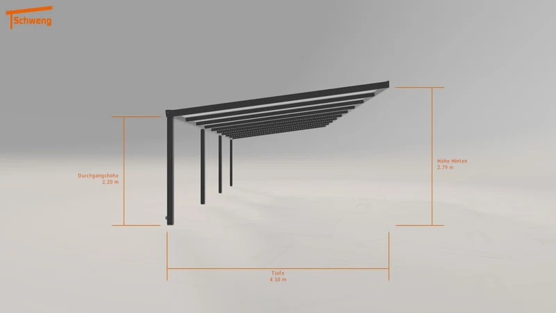 #DE Schweng Pultdachcarport S400 (ID k235jb)