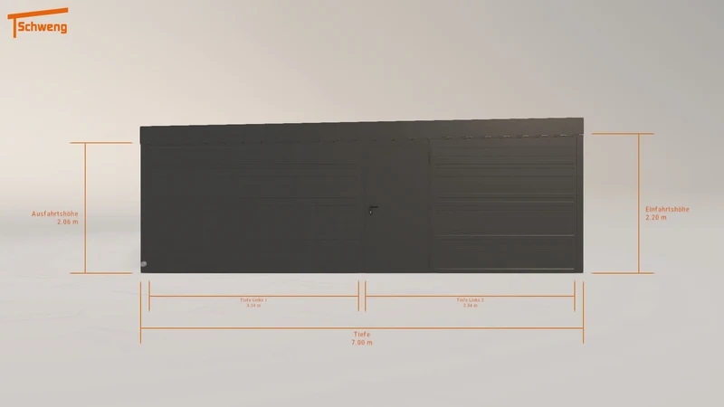 #DE Schweng Flachdachcarport C600 (ID 77grvq) #MTG