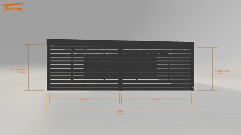 #DE Schweng Flachdachcarport C600 (ID 77grvq) #MTG