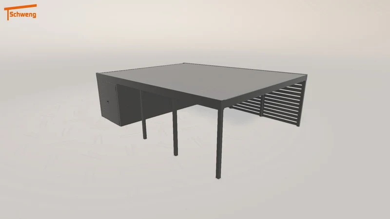 #DE Schweng Flachdachcarport C600 (ID w3r9ky) #MTG