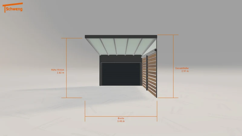 #DE Schweng Pultdachcarport S400 (ID n53j34)