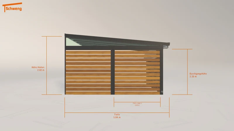 #DE Schweng Pultdachcarport S400 (ID n53j34)