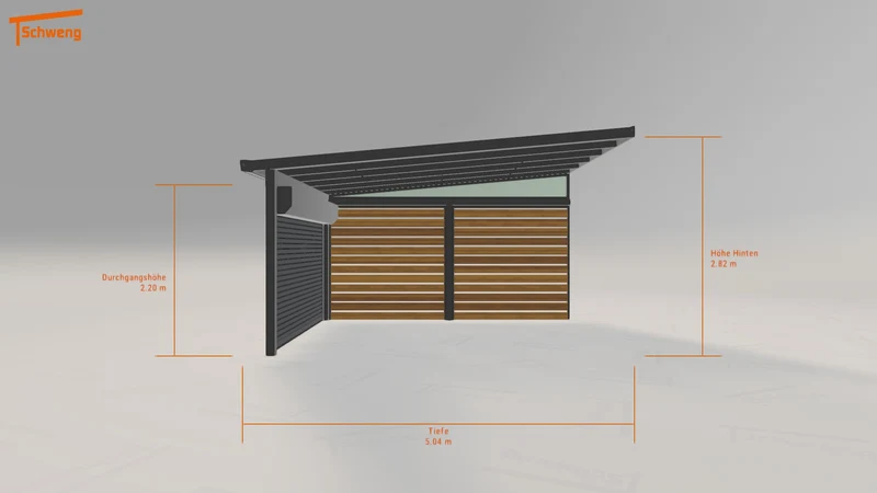#DE Schweng Pultdachcarport S400 (ID n53j34)