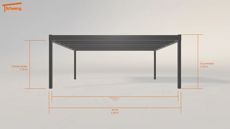 #DE Schweng Flachdachcarport C600+ (ID x7krkd) #MTG