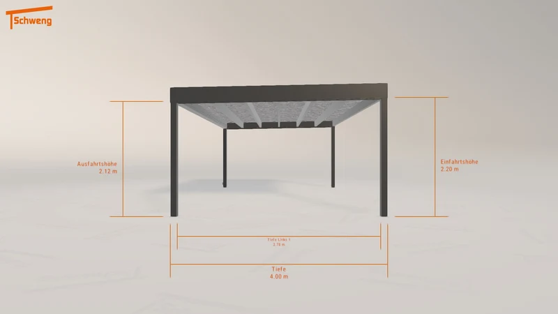 #DE Schweng Flachdachcarport C600+ (ID x7krkd) #MTG