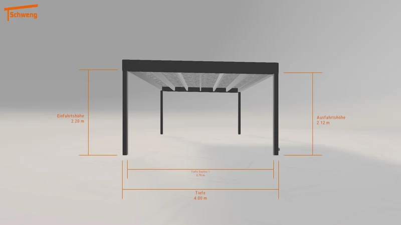 #DE Schweng Flachdachcarport C600+ (ID x7krkd) #MTG