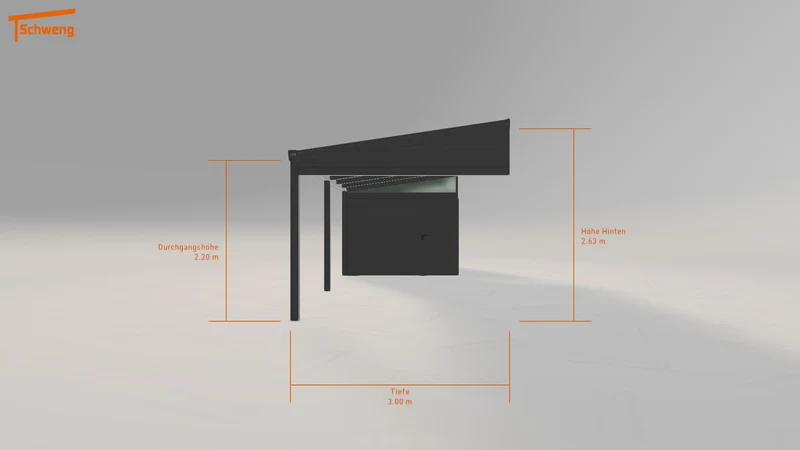 #DE Schweng Pultdachcarport S400 (ID 85rpd7) #MTG