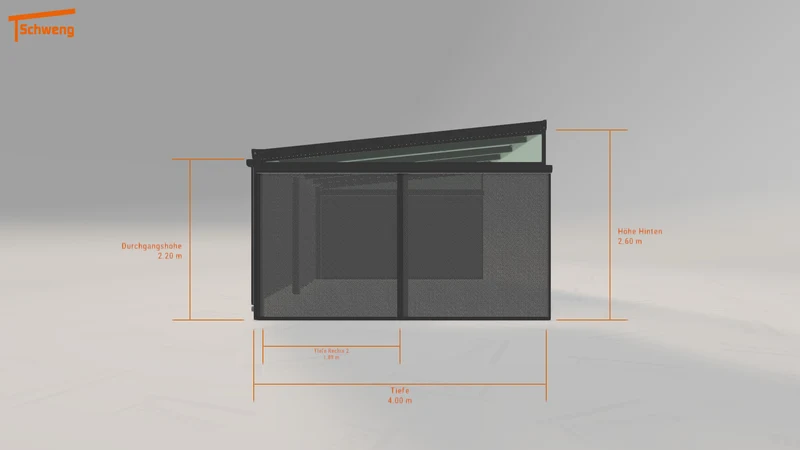 #AT Schweng Terrassenüberdachung S400 (ID 77gjrz)