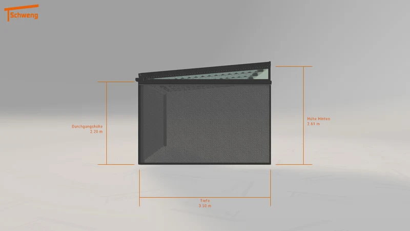 #DE Schweng Terrassenüberdachung S350 (ID rj389g)