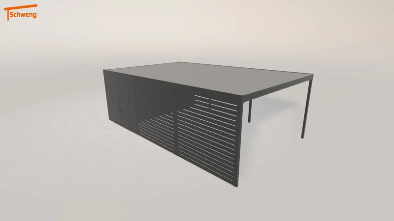 #DE Schweng Flachdachcarport C600+ (ID g7b2wq) #MTG