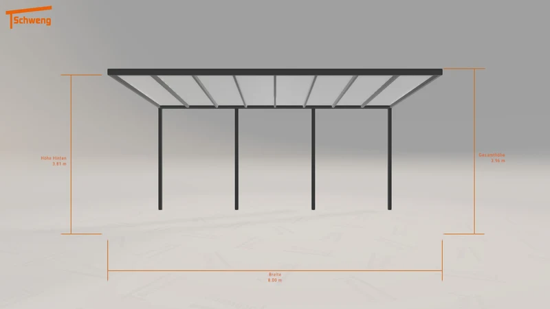 #DE Schweng Pultdachcarport S350 (ID x7km9w) #MTG