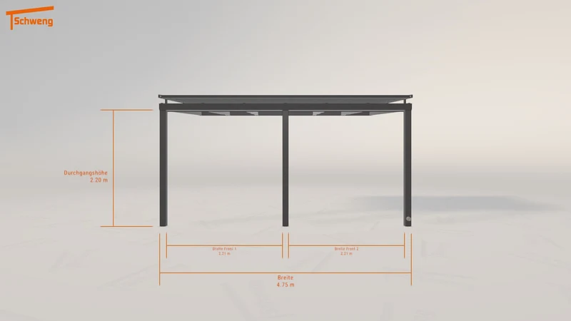 #DE Schweng Terrassenüberdachung S350 (ID 2qgr97)