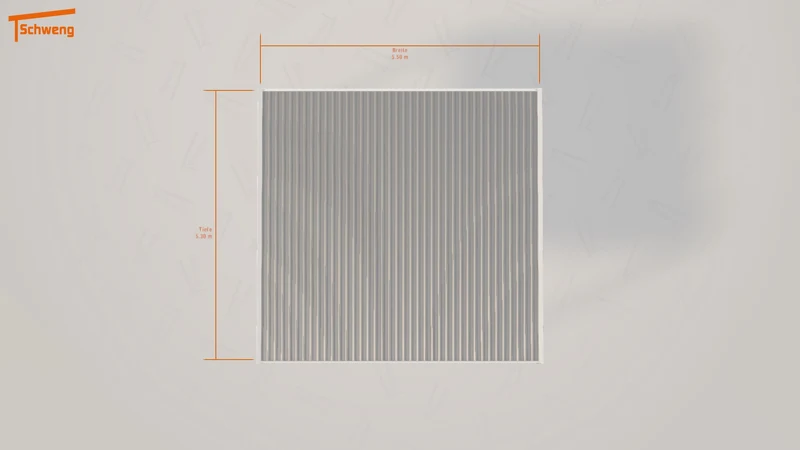 #AT Schweng Flachdachcarport C600 (ID 33gqyz)