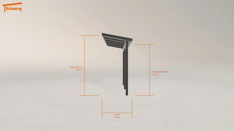 #DE Schweng Terrassenüberdachung S350 (ID mj38z3)