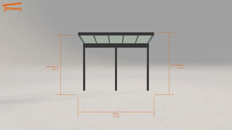 #DE Schweng Terrassenüberdachung S350 (ID 33gxvq)