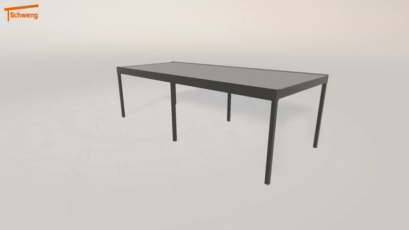 #DE Schweng Flachdachcarport C600 (ID mj38b3)