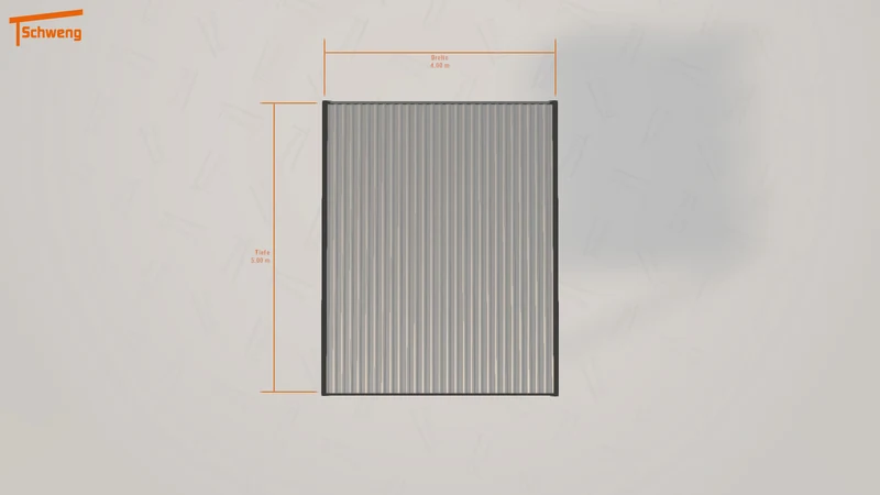 #DE Schweng Flachdachcarport C600 (ID g7bp7m)
