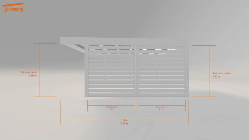 #DE Schweng Flachdachcarport C600 (ID ygkb4v) #MTG