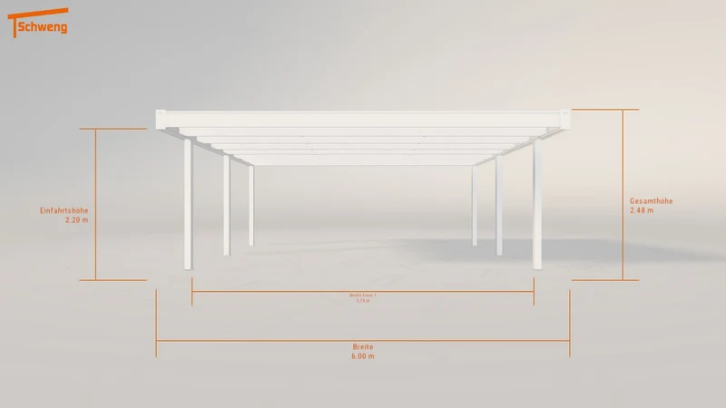 #DE Schweng Flachdachcarport C600 (ID 9wdkbv) #MTG