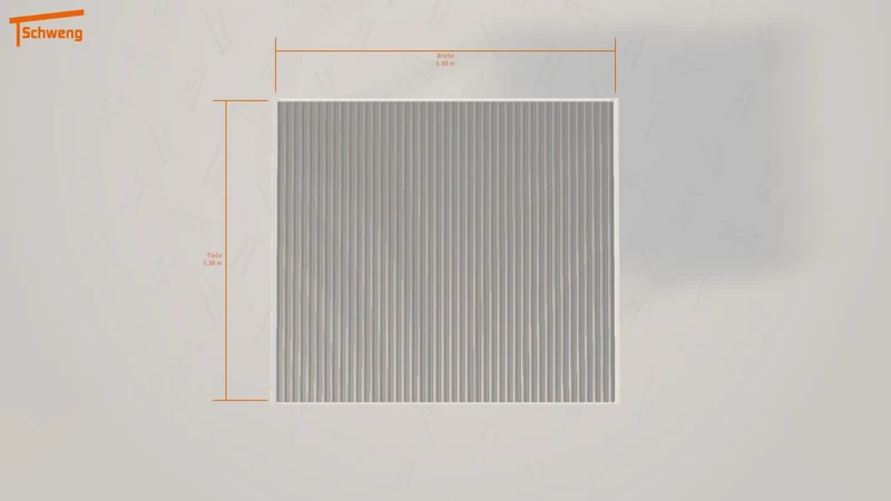 #DE Schweng Flachdachcarport C600 (ID 9wdkbv) #MTG
