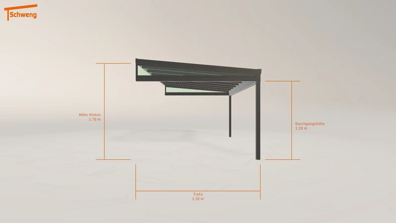 #DE Schweng Terrassenüberdachung S400 (ID dvwjg3)