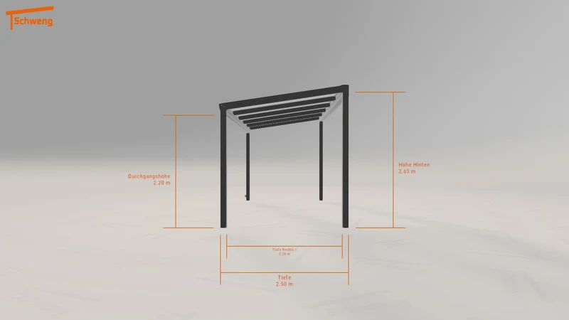 #DE Schweng Terrassenüberdachung S350 (ID qd35mn)