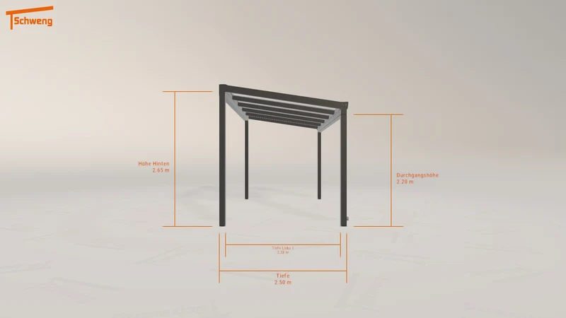 #DE Schweng Terrassenüberdachung S400 (ID rj37b5)