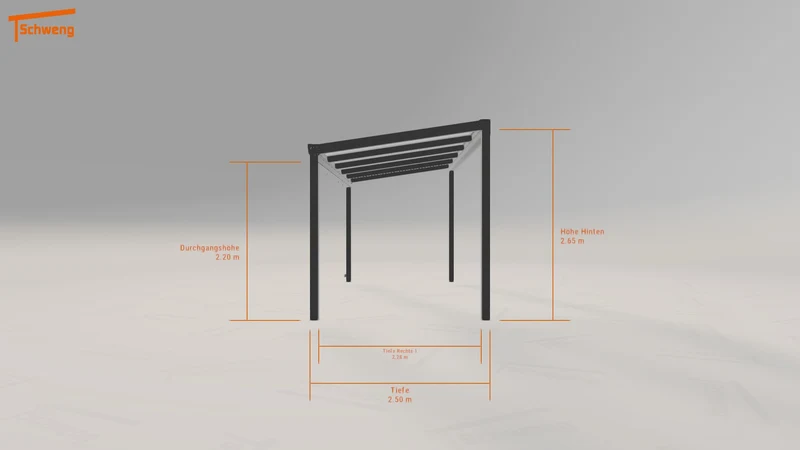 #DE Schweng Terrassenüberdachung S400 (ID rj37b5)