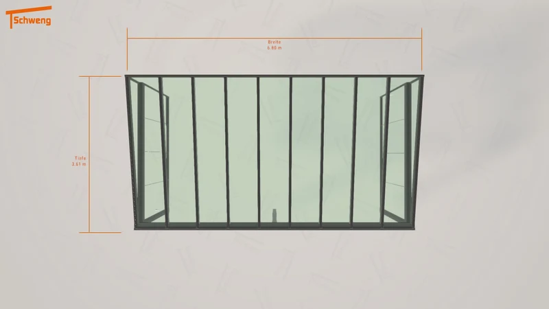 #DE Schweng Terrassenüberdachung S400 (ID g7bwz4)