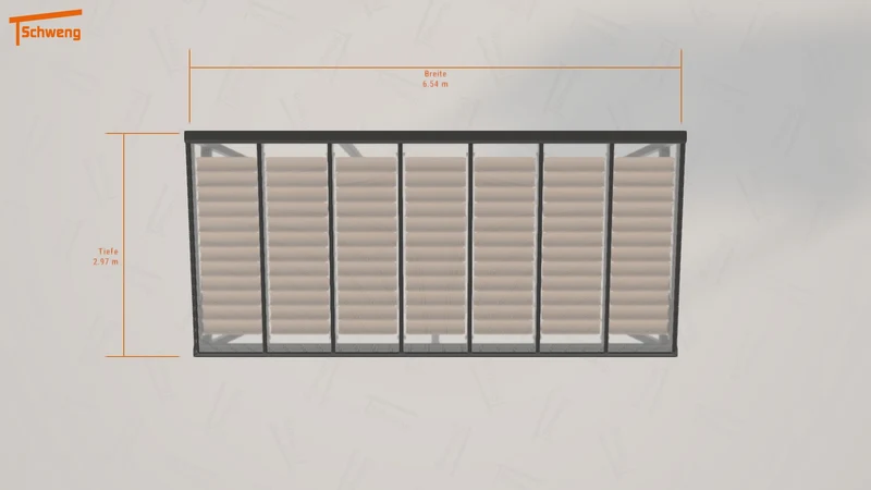 #DE Schweng Terrassenüberdachung S400 (ID 5mgpd8)
