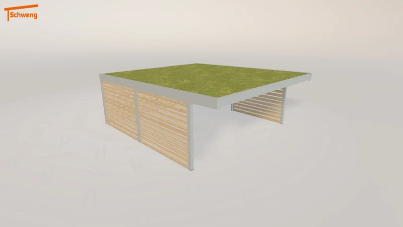 #DE Schweng Flachdachcarport C600+ (ID ygkw2z) #MTG