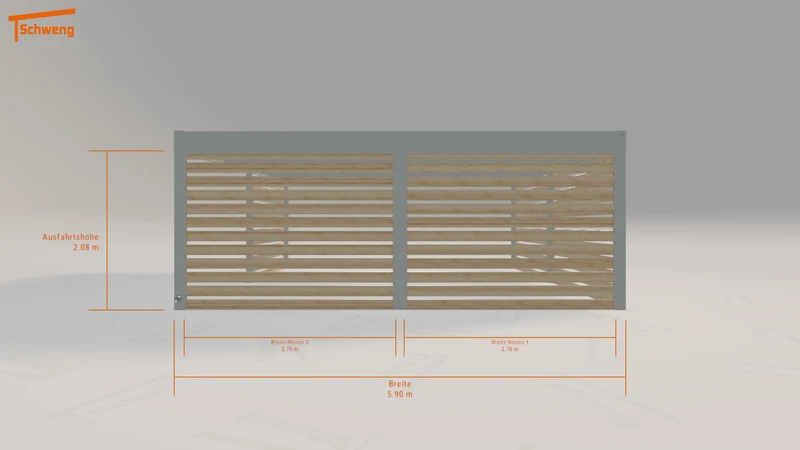 #DE Schweng Flachdachcarport C600+ (ID ygkw2z) #MTG