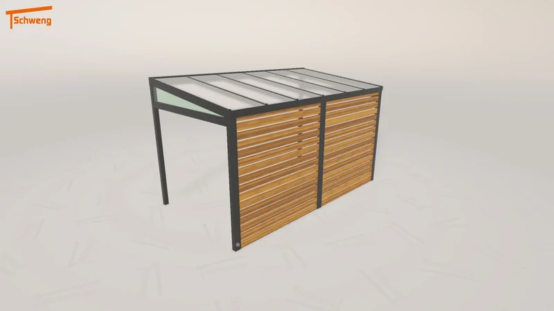 #DE Schweng Pultdachcarport S350 (ID bk859m)