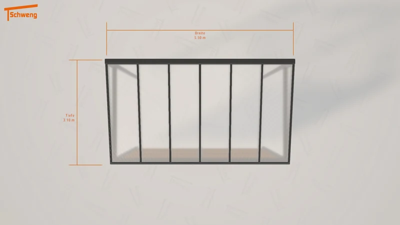 #DE Schweng Pultdachcarport S350 (ID bk859m)