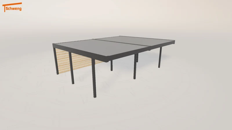 #AT Schweng Flachdachcarport C600 (ID w3rywy)