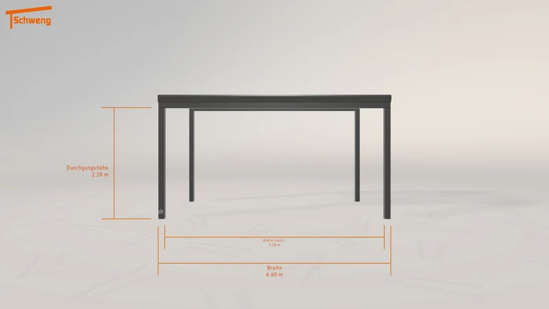 #DE Schweng Terrassenüberdachung S400 (ID 33gpqn)