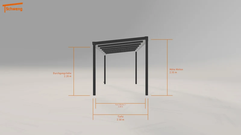 #DE Schweng Terrassenüberdachung S400 (ID 33gpqn)