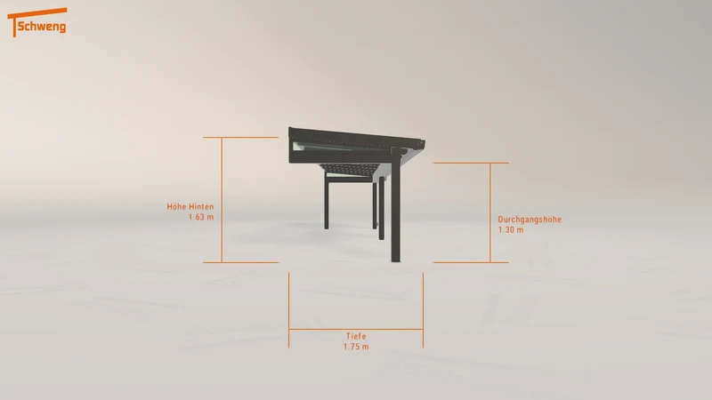 #DE Schweng Terrassenüberdachung S350 (ID 33gbp9)