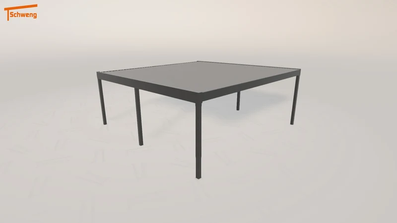 #DE Schweng Flachdachcarport C600 (ID jj3y98)