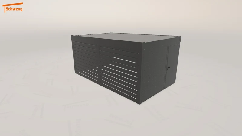 #DE Schweng Flachdachcarport C600 (ID qdwgqk)