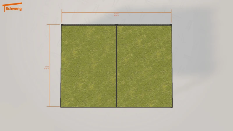 #DE Schweng Flachdachcarport C600+ (ID g7bmr2) #MTG