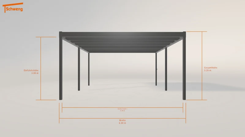 #DE Schweng Flachdachcarport C600 (ID dvwjry) #MTG