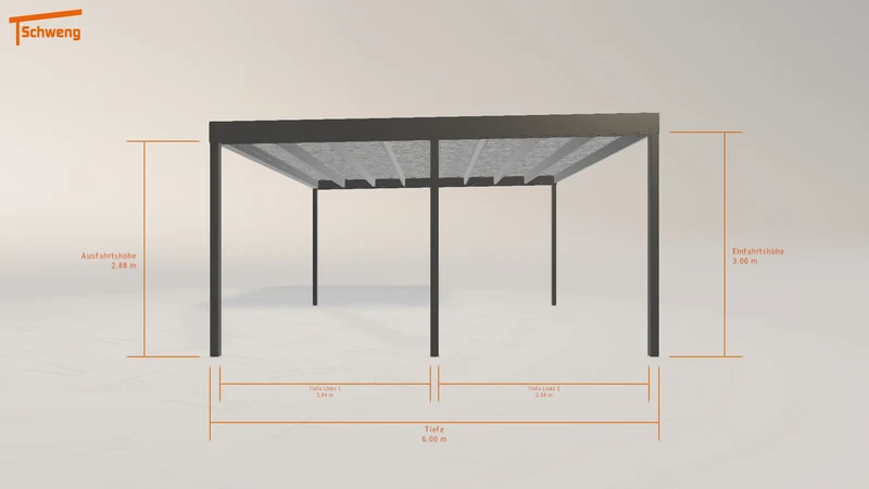 #DE Schweng Flachdachcarport C600 (ID dvwjry) #MTG