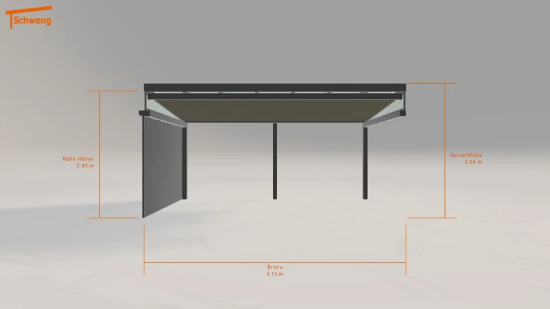 #DE Schweng Terrassenüberdachung S350 (ID 85r4gr)