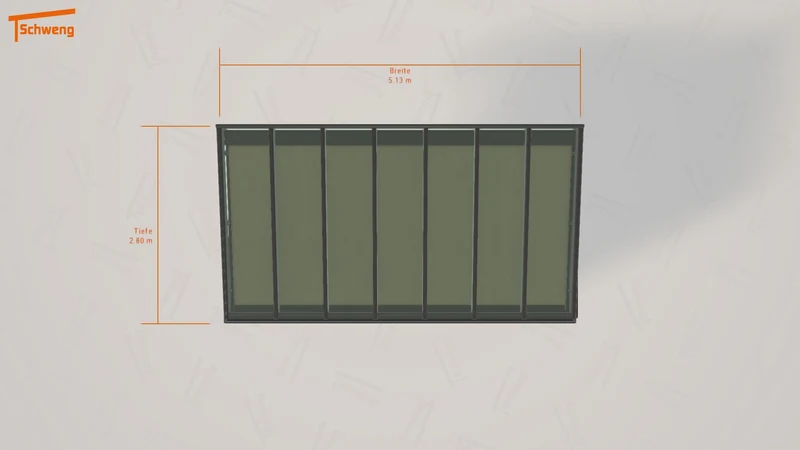 #DE Schweng Terrassenüberdachung S350 (ID 85r4gr)