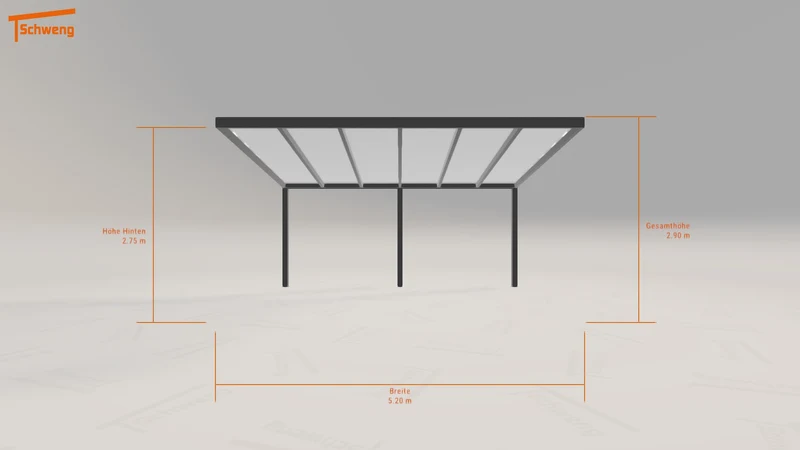 #DE Schweng Terrassenüberdachung S400 (ID 5mgjg3)